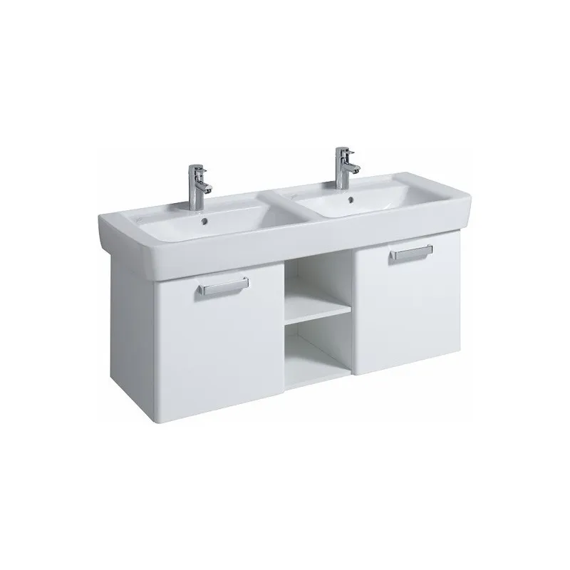 Geberit Meuble sous lavabo Plan 1200mm avec 2 glissières, blanc